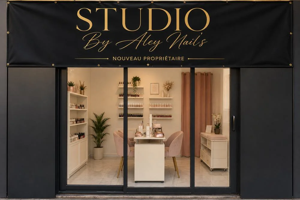 Façade du salon Aleey'Nails Studio à Nice